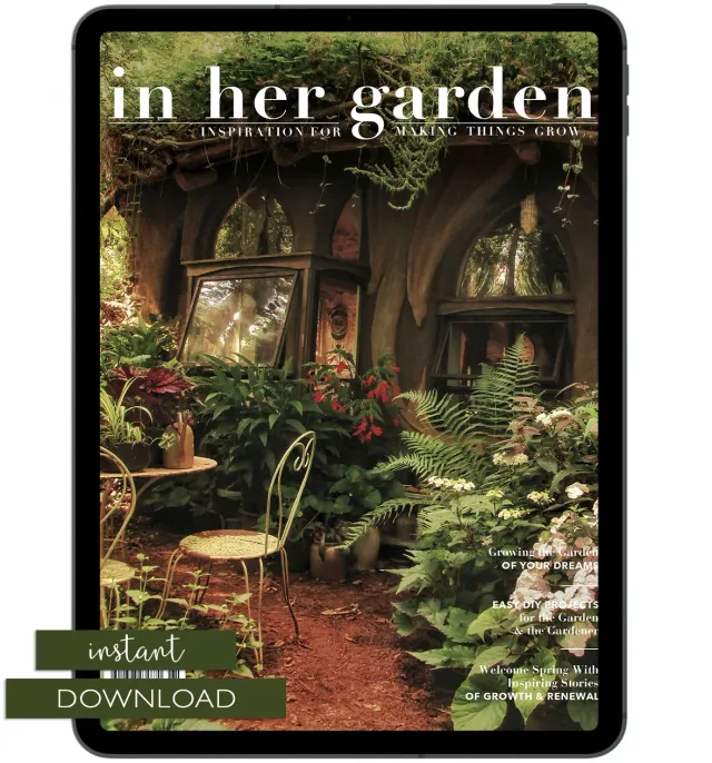 Stampington In Her Garden Spring 2026 blad PDF hageideer