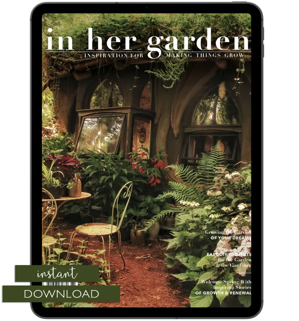 Stampington In Her Garden Spring 2026 blad PDF hageideer