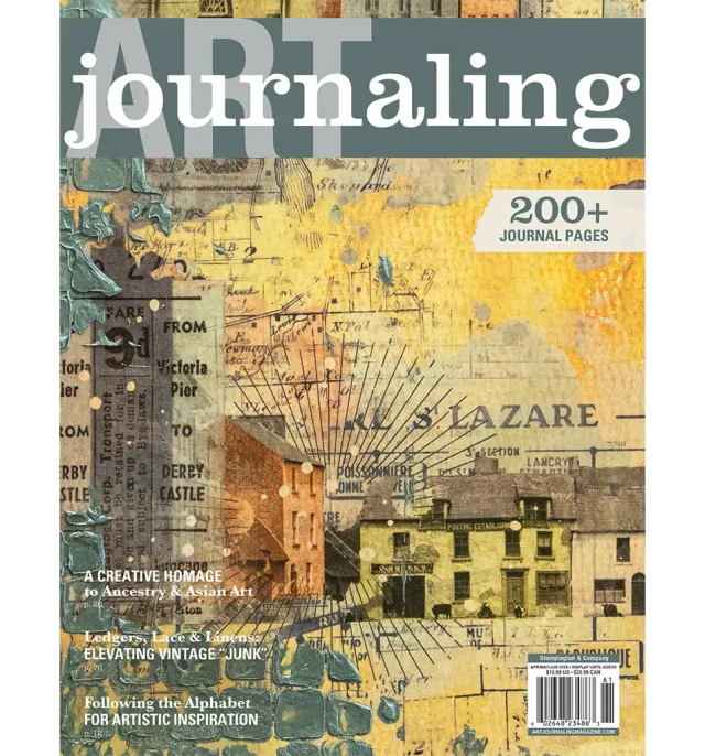 Stampington Art Journaling Spring 2026 blad kreativitet