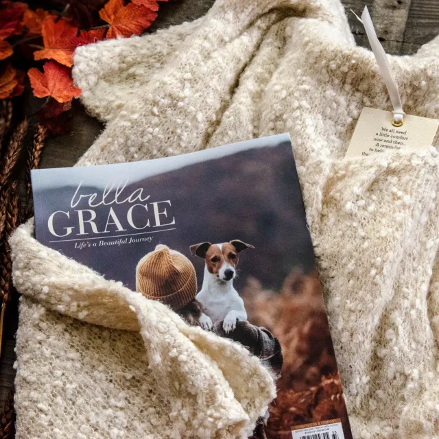 Stampington Bella Grace Issue 37 blad pakke med sjal