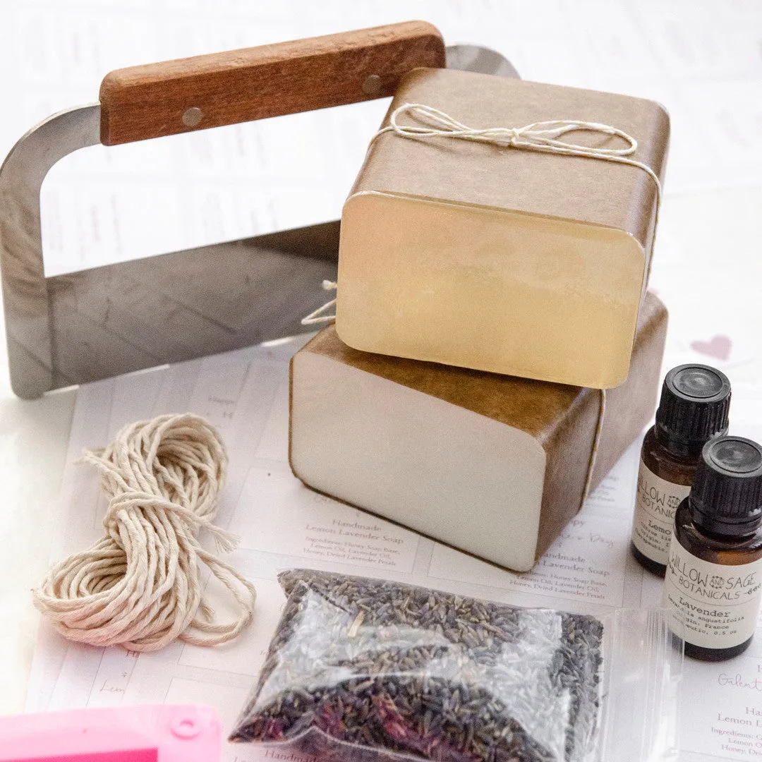 Stampington Willow and Sage Lemon Lavender såpesett 8 stk geitemelk