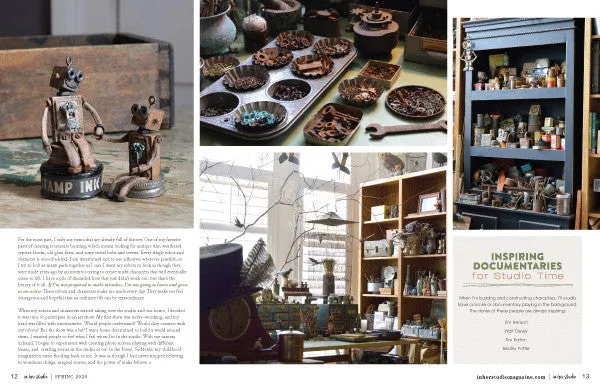 Stampington In Her Studio Spring 2020 blad vårnummer atelier