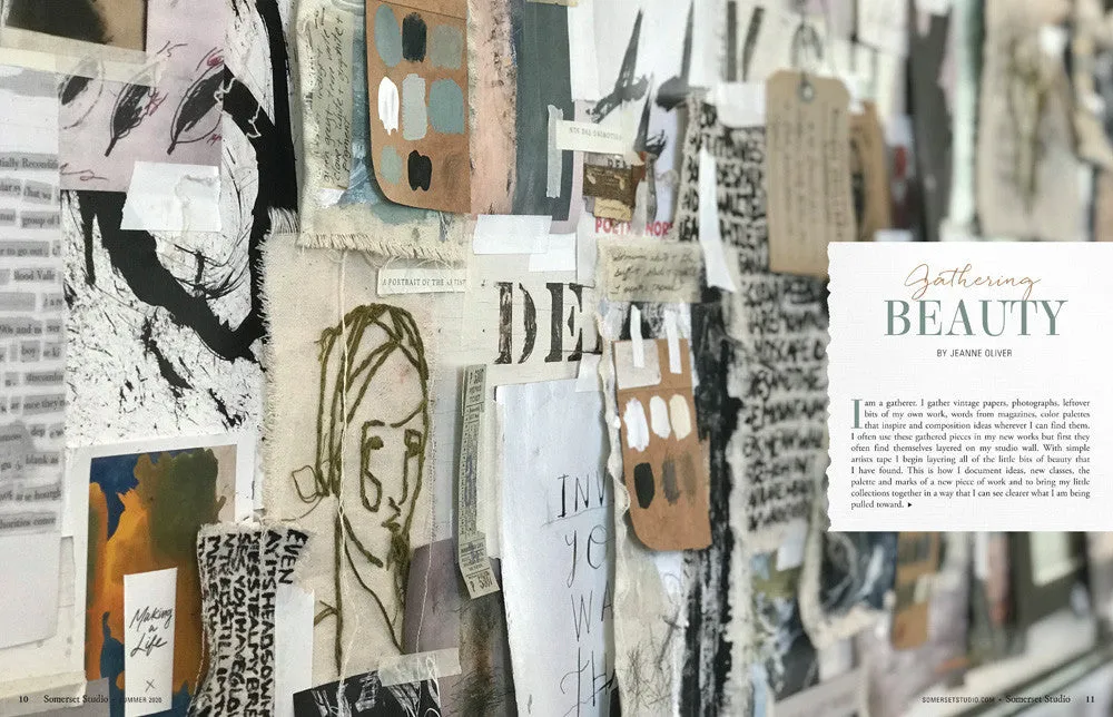 Stampington Somerset Studio Summer 2020 blad digital utgave