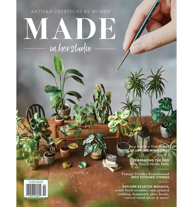 Stampington In Her Studio MADE Volume 1 blad kunstverk atelier