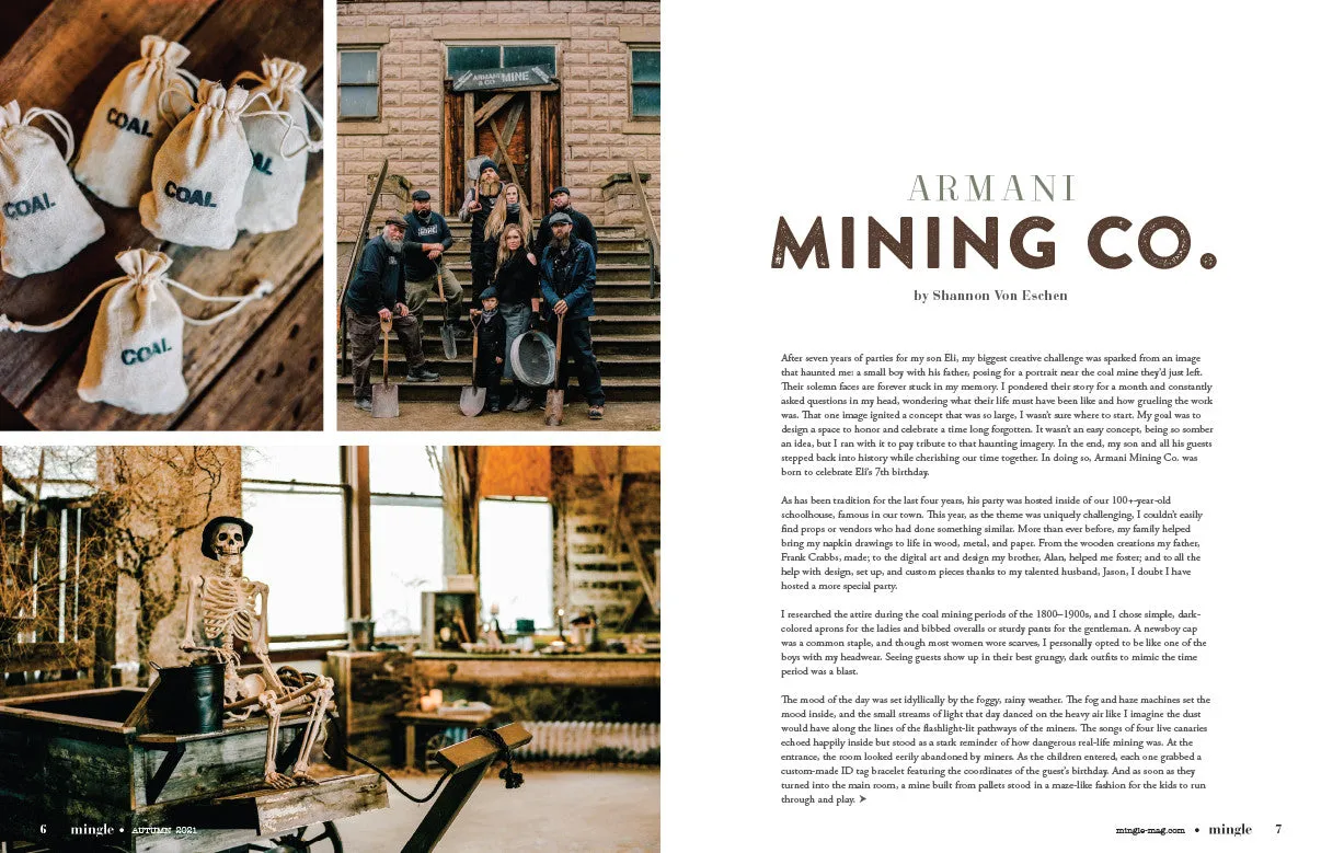 Stampington Mingle høst 2021 blad festideer 144 sider