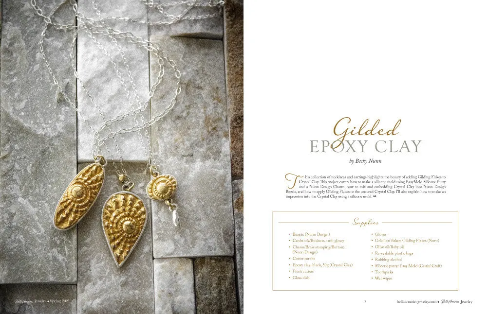 Stampington Belle Armoire Jewelry Spring 2021 blad PDF 144 sider