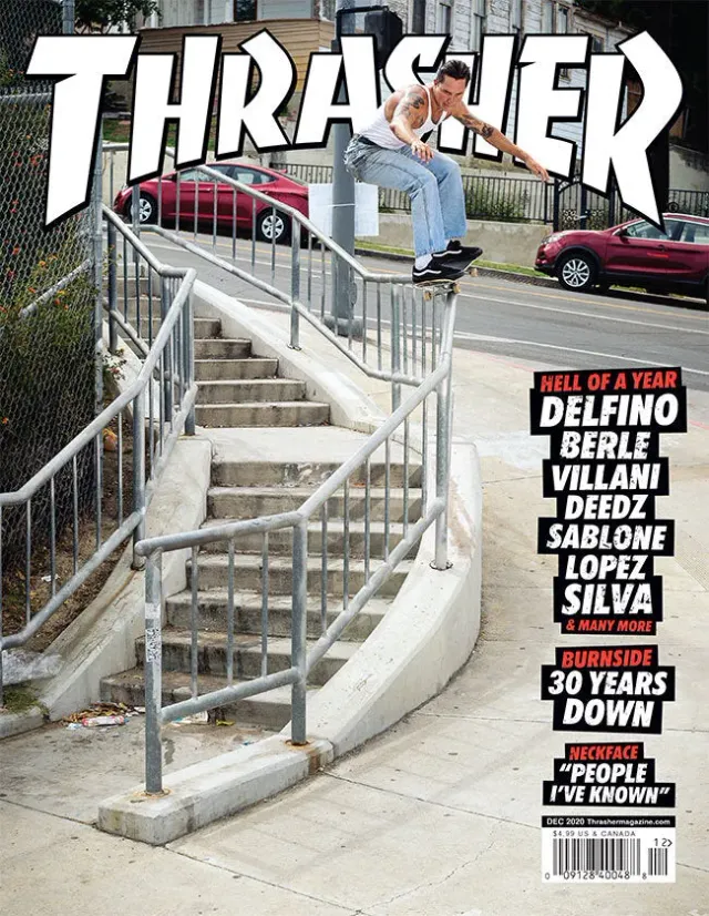 Thrasher Magazine desember 2020 blad enkeltutgave