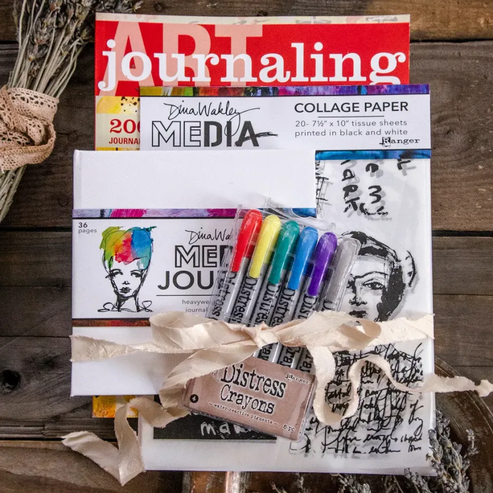 Stampington Art Journaling Starter Set EXP 2 sett 6x6