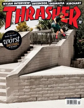 Thrasher november 2011 blad enkeltutgave Nyjah