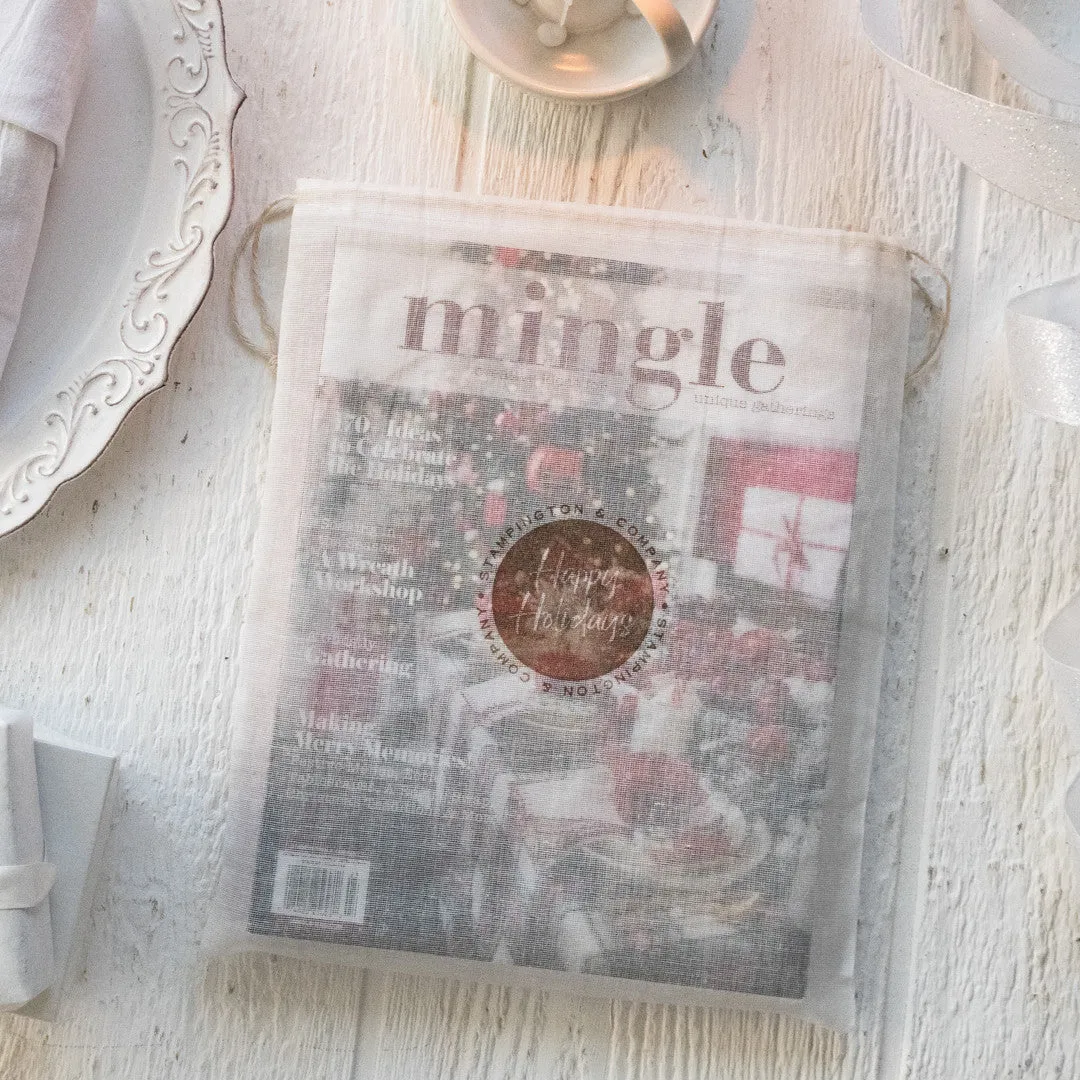 Stampington Mingle Holiday Bundle bladpakke 3 julenummer