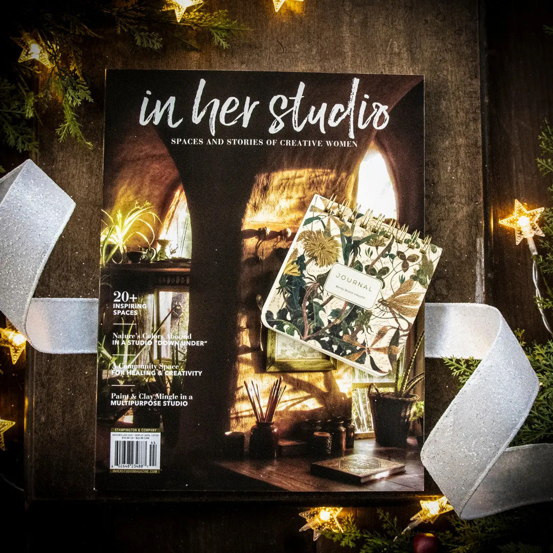 In Her Studio Winter 2025 gavepakke blad + journal