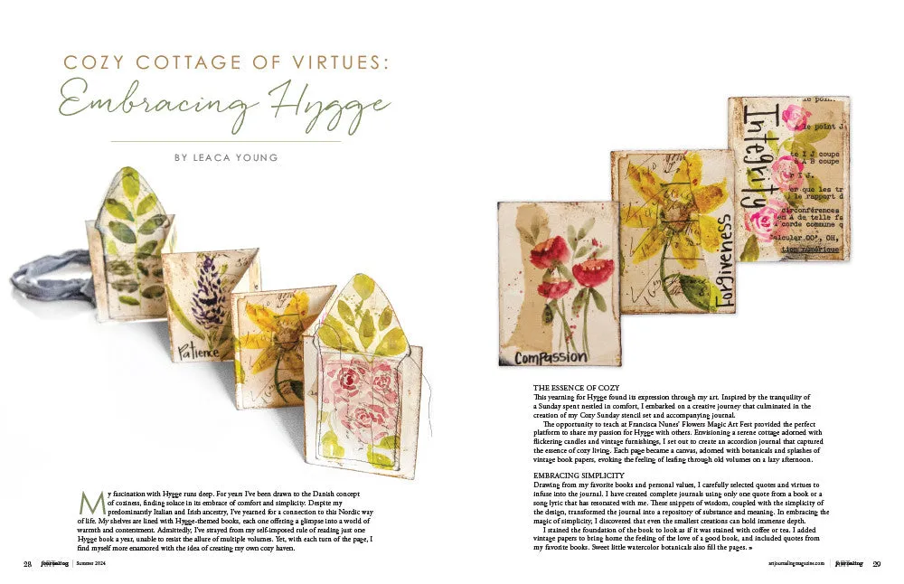 Stampington Art Journaling Summer 2024 blad 144 sider