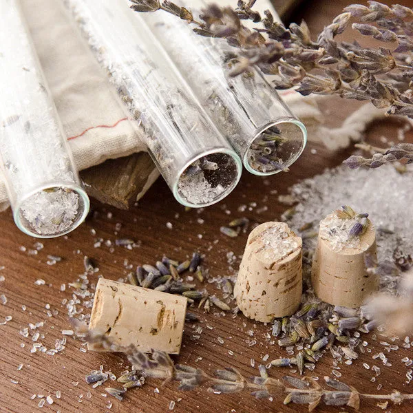 Stampington Lavender Bath Salts Vials DIY-sett lavendel