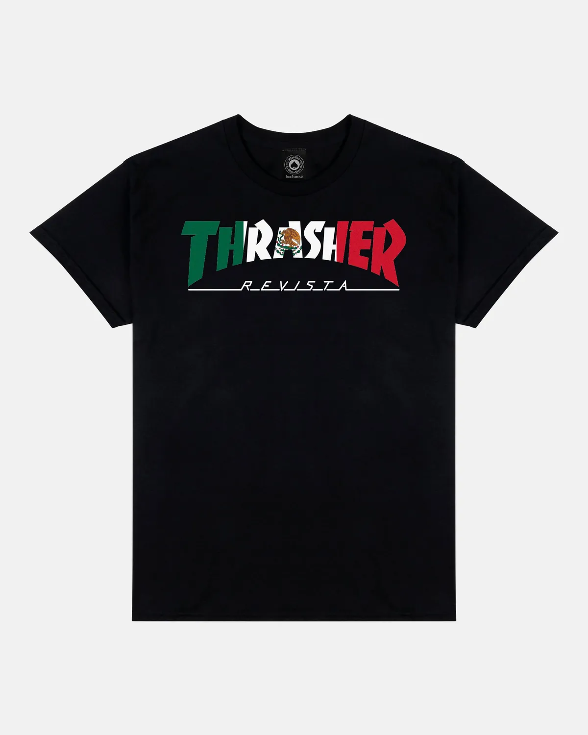 Thrasher Mexico Revista t-skjorte svart bomull