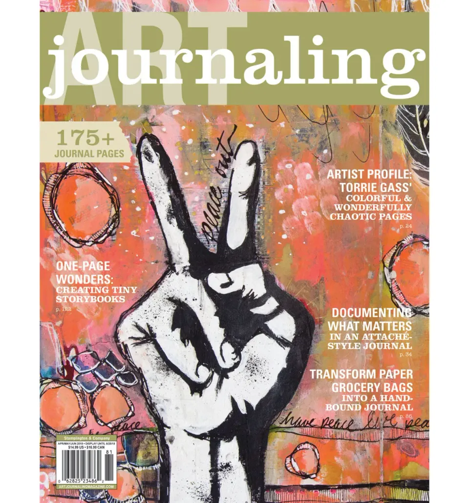 Stampington Art Journaling blad vår 2018 digital utgave