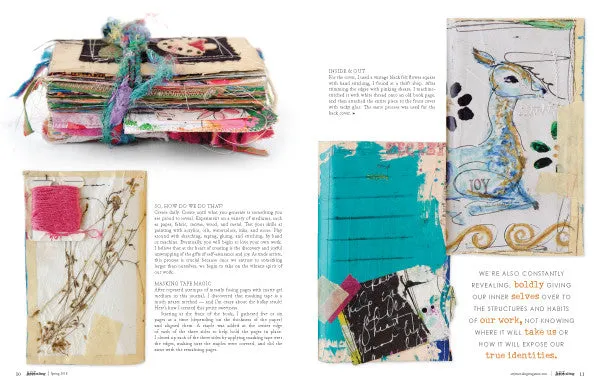 Stampington Art Journaling Spring 2018 blad PDF-nedlasting