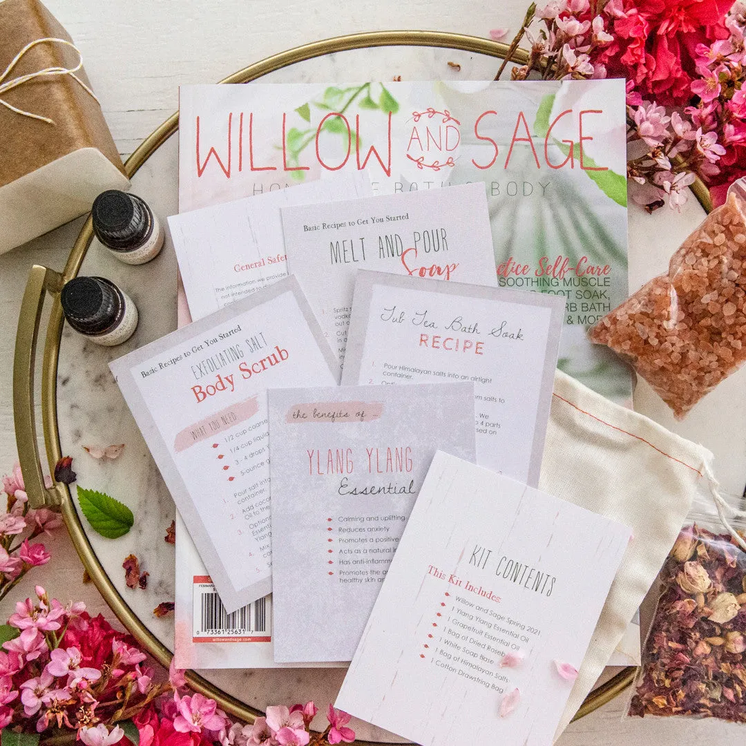 Stampington Willow and Sage Romance startsett såpe og pleie