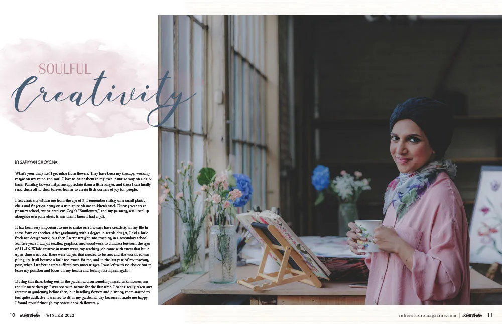 Stampington In Her Studio Winter 2023 blad PDF 160 sider