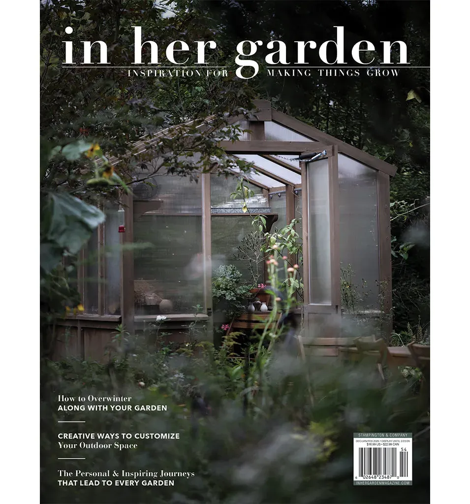 Stampington In Her Garden Winter 2026 blad hageglede