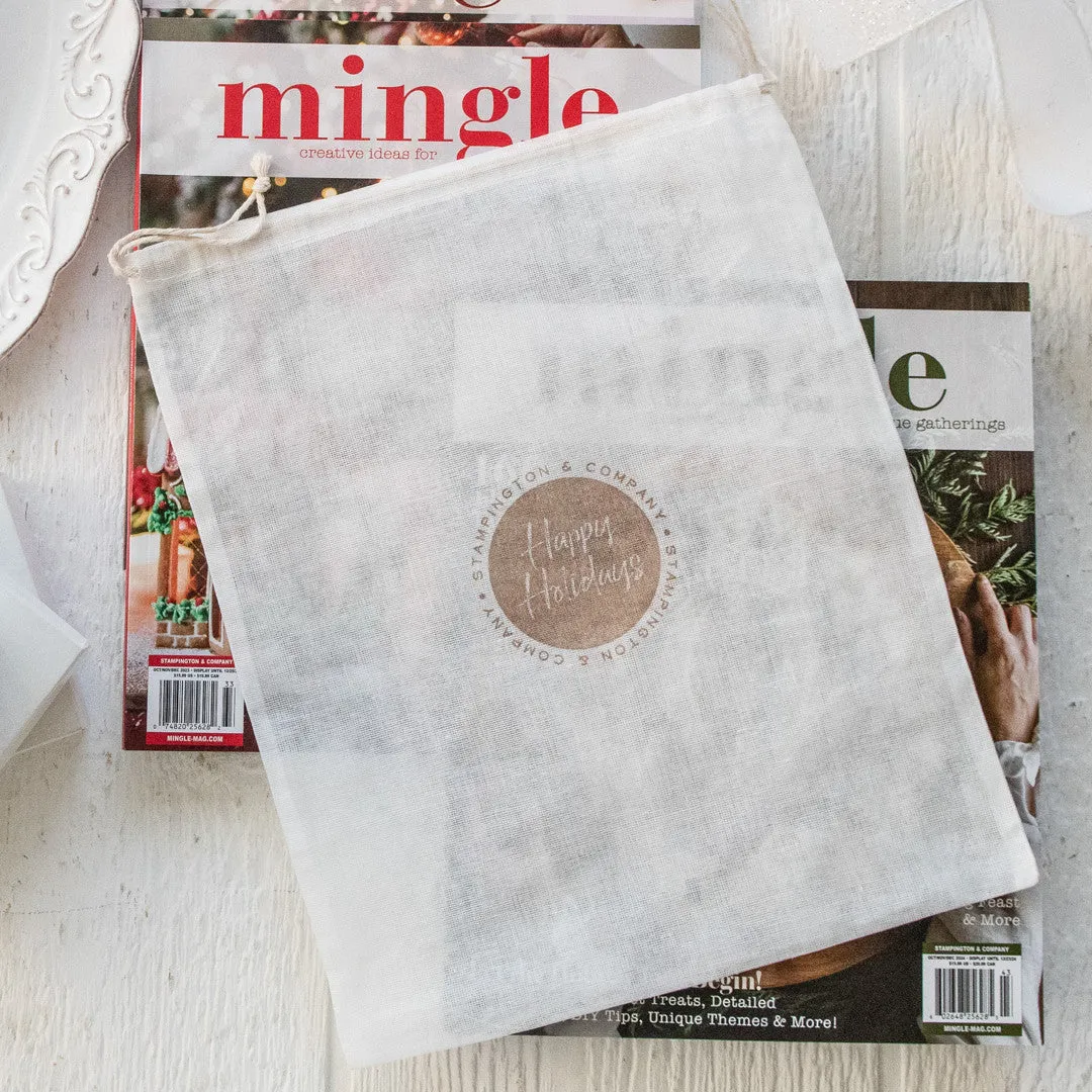 Stampington Mingle Holiday Bundle bladpakke 3 julenummer
