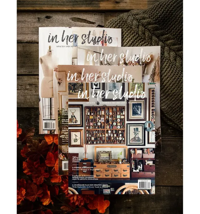 Stampington In Her Studio abonnement kunstblad 4 nummer
