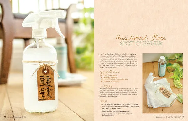 Stampington Natural Home Issue 1 blad digital rengjøring