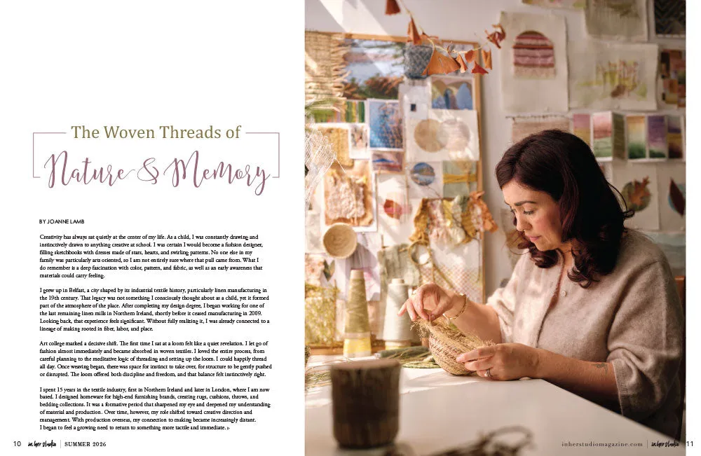 Stampington In Her Studio Summer 2026 blad sommerutgave atelier