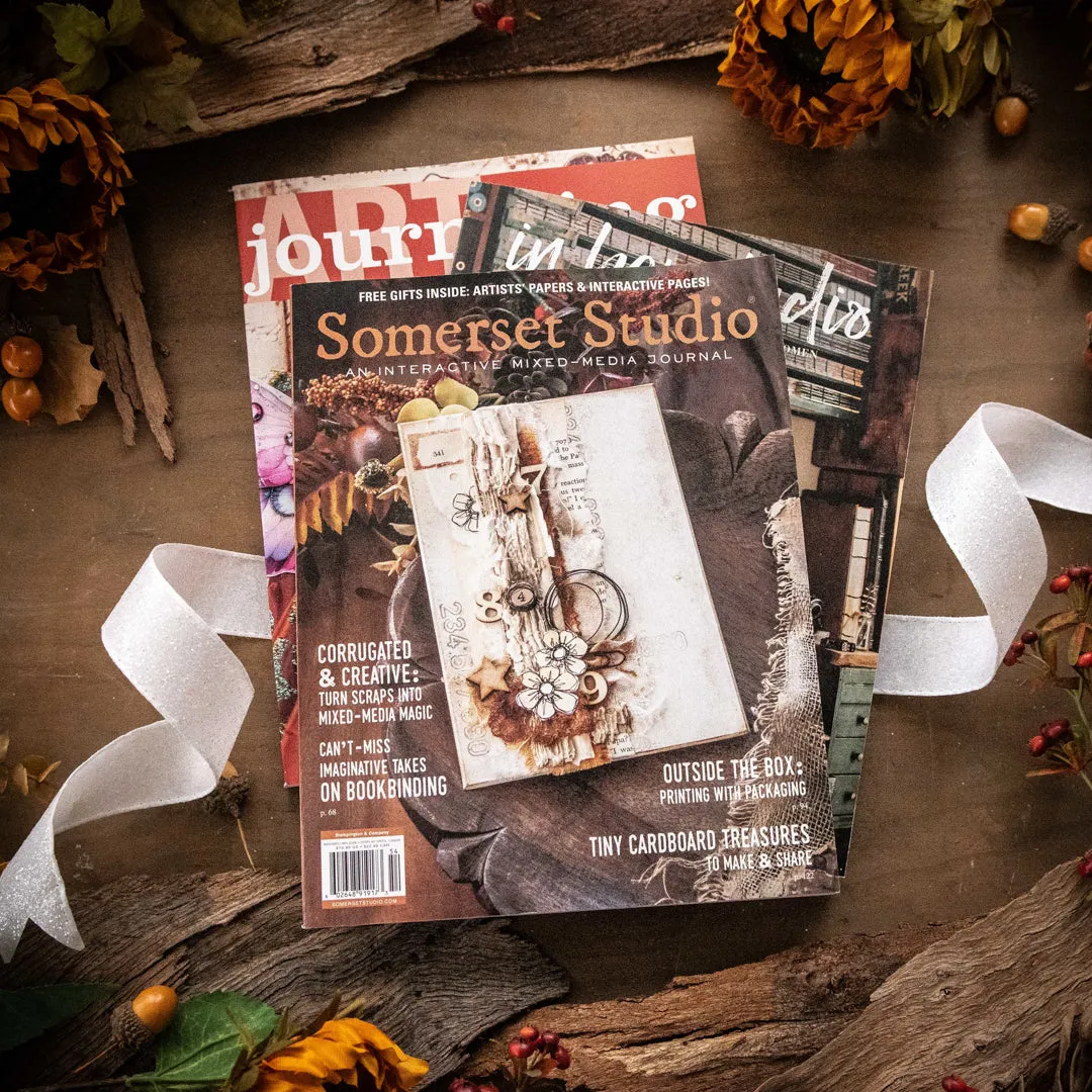 Stampington Seasons of Creativity Bundle blad 3-pakning jul