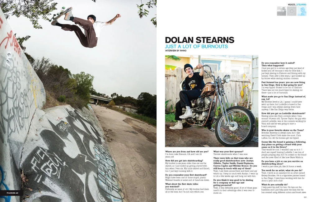 Thrasher Magazine mai 2014 blad med poster
