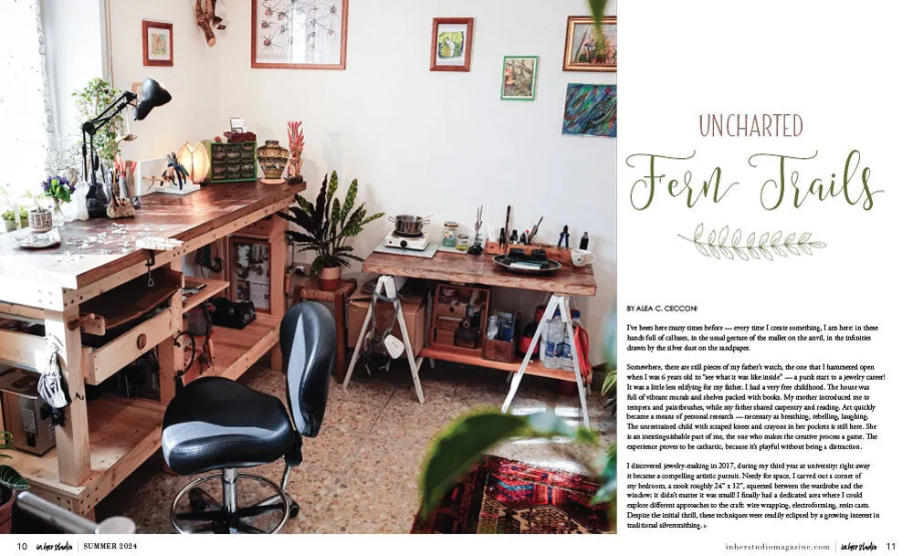Stampington In Her Studio Summer 2024 bladet 160 sider