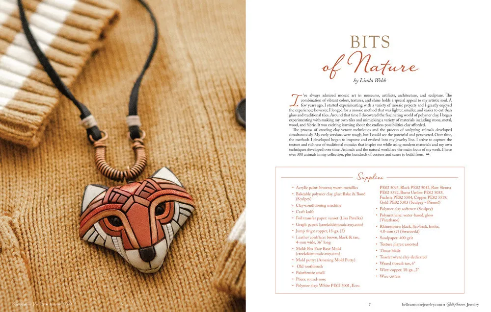 Stampington Belle Armoire Jewelry Autumn 2020 blad smykker