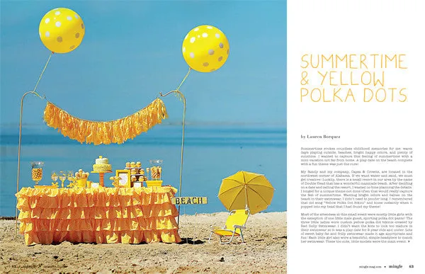 Stampington Mingle Summer 2014 blad selskap