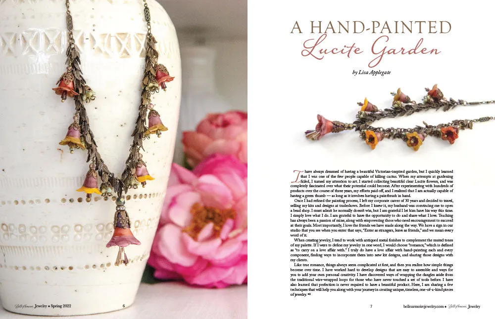 Stampington Belle Armoire Jewelry Spring 2022 blad PDF smykker