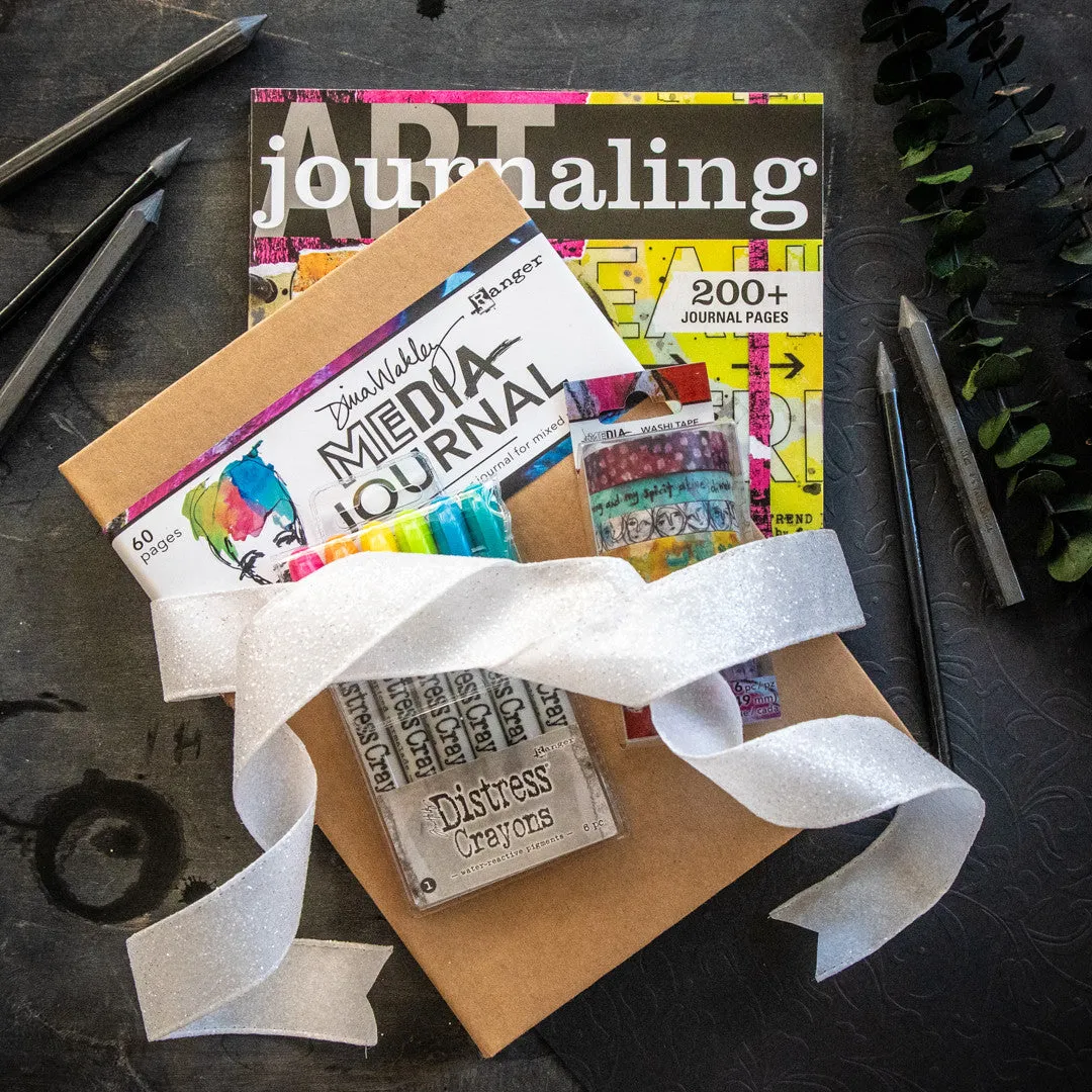 Stampington Art Journaling startsett blad + 3 deler