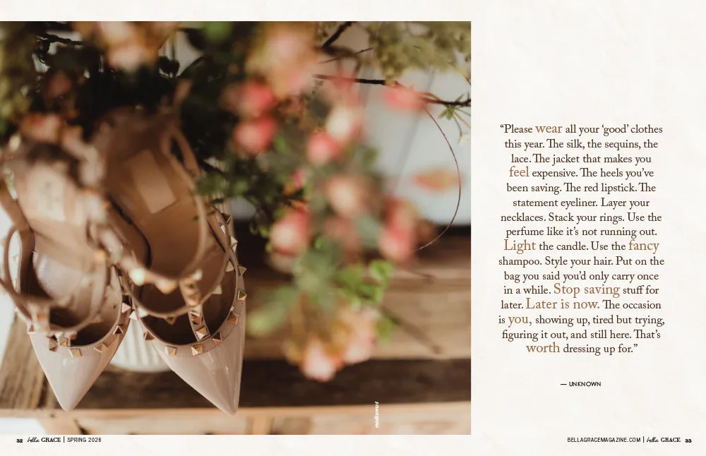 Stampington Bella Grace Issue 47 blad hverdagsmagi