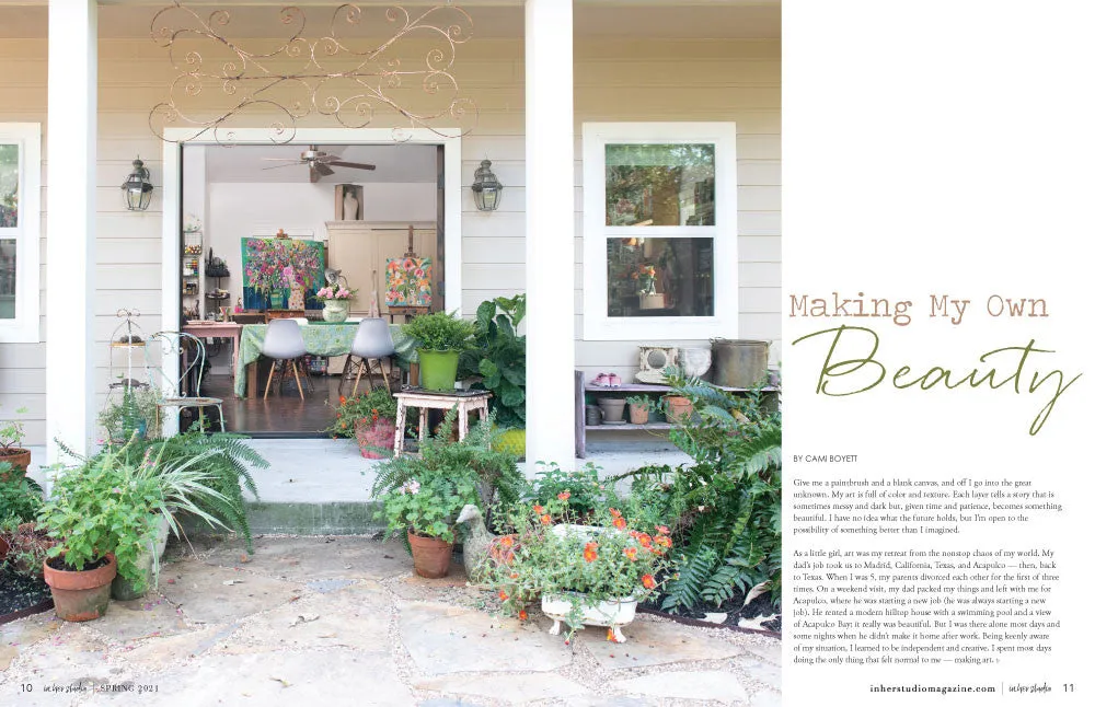 Stampington In Her Studio Spring 2021 blad digital utgave