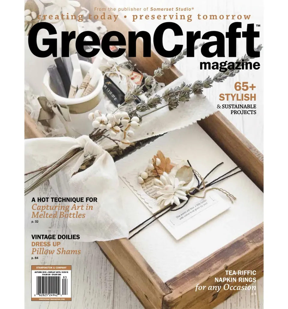 Stampington GreenCraft Autumn 2018 blad digital gjenbruk