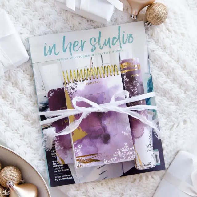 Stampington Love What You Make skissebokbundle akvarellsett