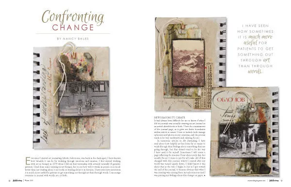 Stampington Art Journaling Winter 2019 digitalt blad PDF