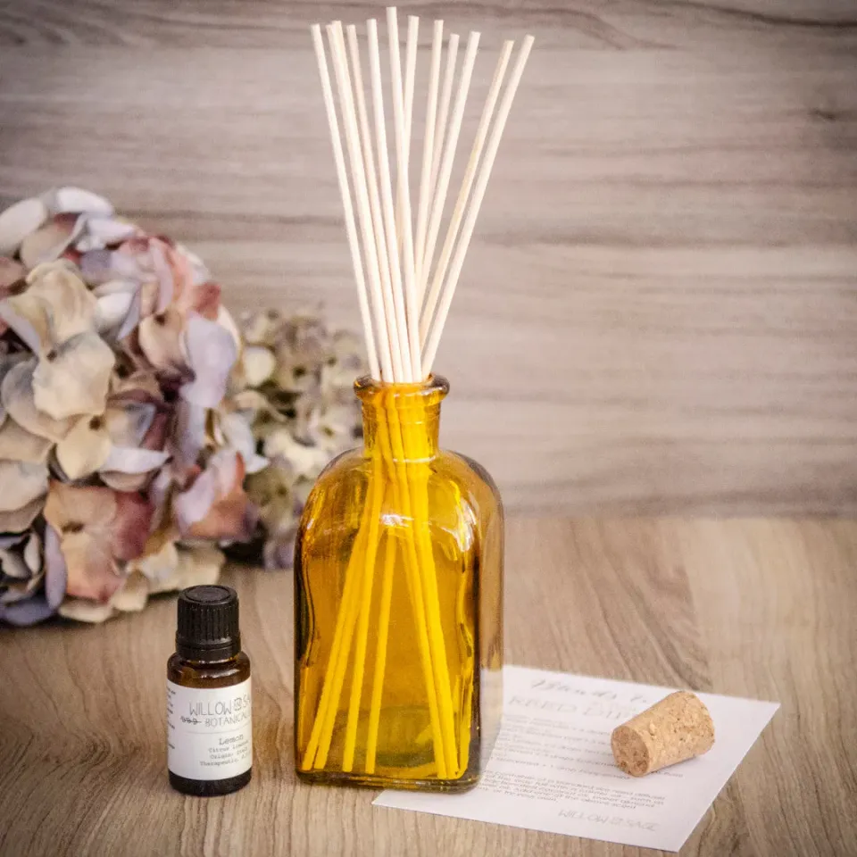 Stampington Willow and Sage Clean Air Lemon diffuser sett sitron