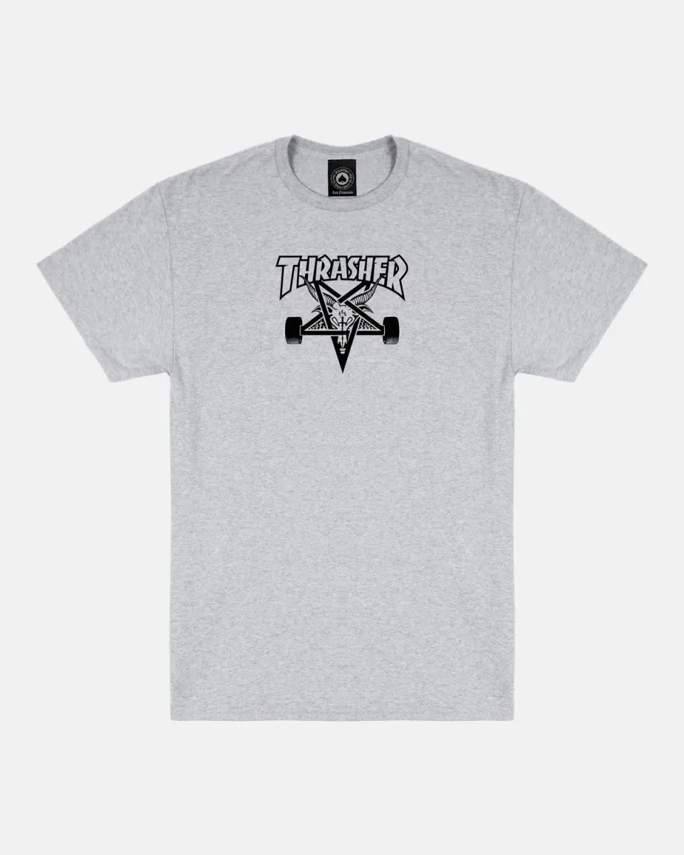 Thrasher Skategoat t-skjorte grå bomull