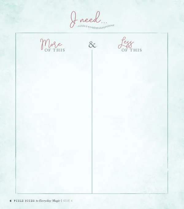 Stampington Field Guide to Everyday Magic Issue 4 blad digital