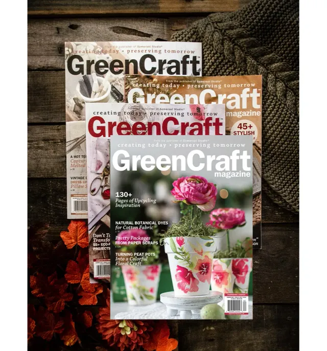 Stampington GreenCraft abonnement 4 utgaver gjenbruk
