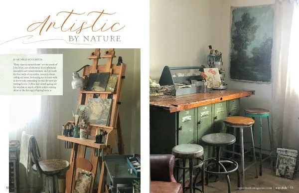 Stampington In Her Studio Summer 2019 pdf-blad atelier