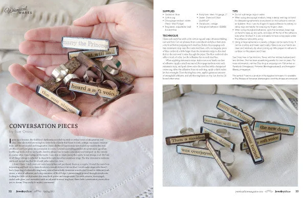 Stampington Jewelry Affaire Spring 2017 blad PDF-nedlasting