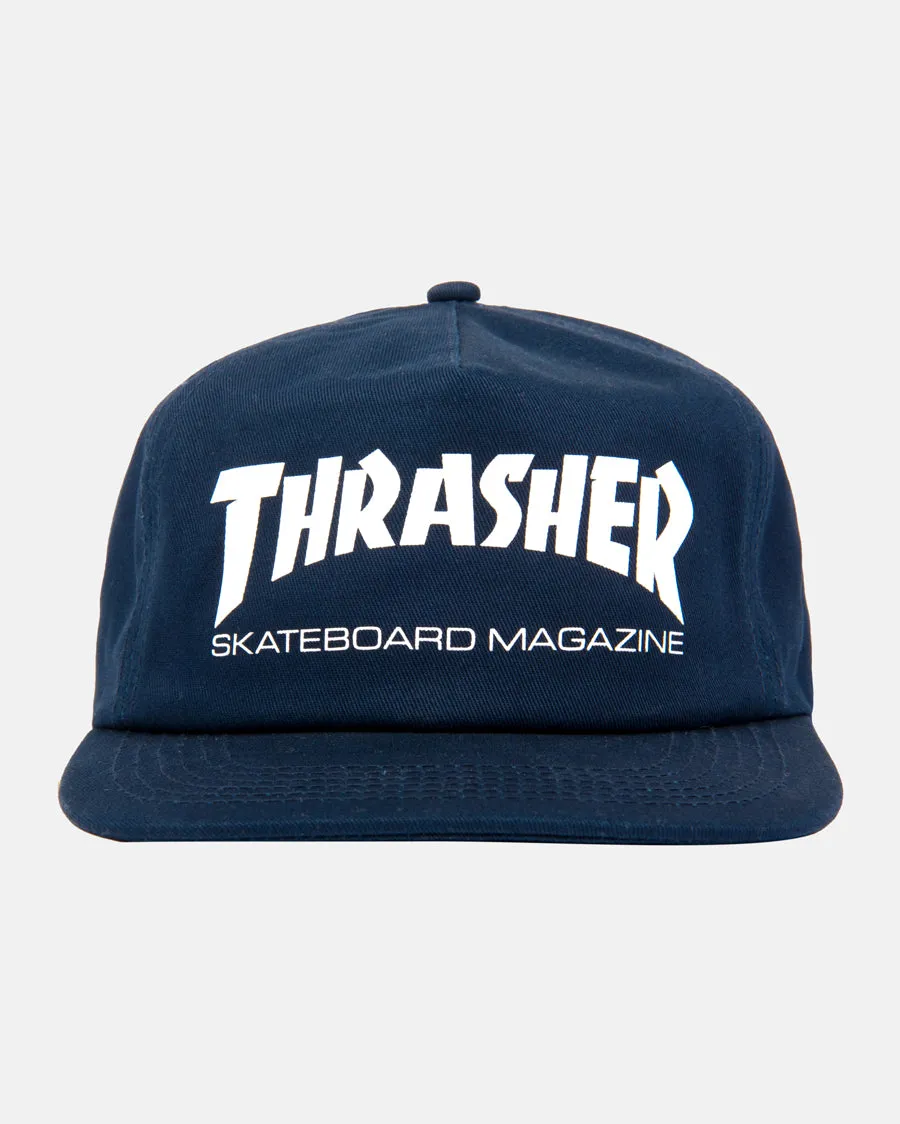 Thrasher Skate Mag caps snapback marine/hvit