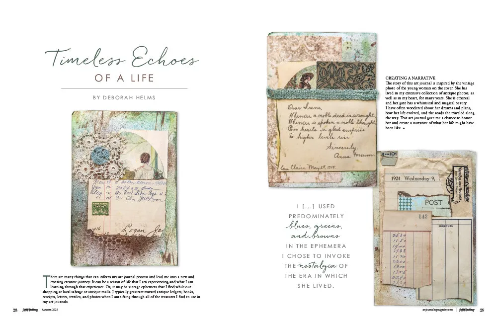 Stampington Art Journaling vinter 2026 blad 144 sider