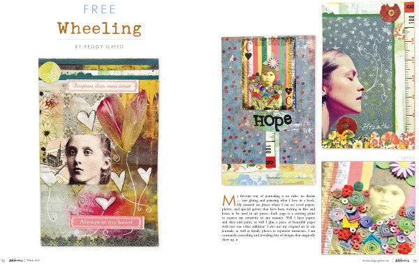 Stampington Art Journaling Winter 2020 blad PDF journal