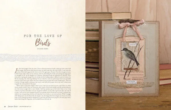 Stampington Somerset Studio Spring 2019 blad digital utgave mixed media