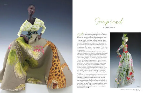 Stampington Art Doll Quarterly Summer 2018 bladet digital dukkekunst